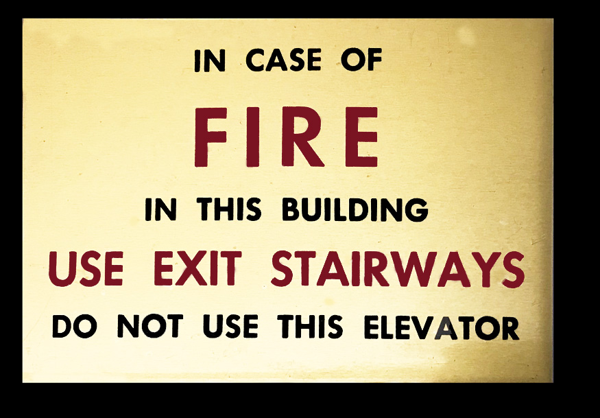 Metal Plate Fire Exit Product Showcase